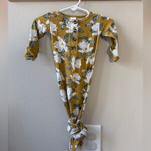 Lou Lou & Company Floral Baby Knotted Gown
